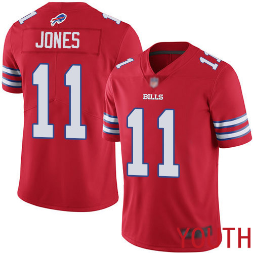 Youth Buffalo Bills #11 Zay Jones Limited Red Rush Vapor Untouchable NFL Jersey